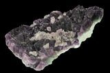 Light-Purple Fluorite on Octahedral Fluorite - Fluorescent! #142623-2